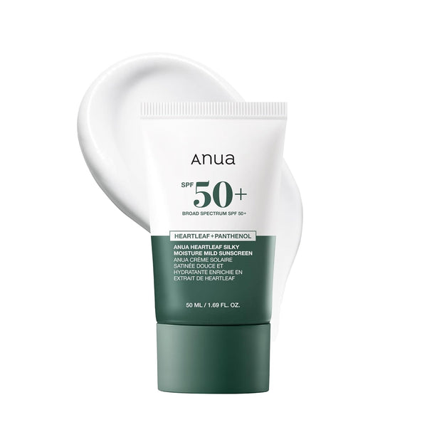 Anua Heartleaf Silky Moisture Sun Cream SPF 50+ PA+++ 50ml
