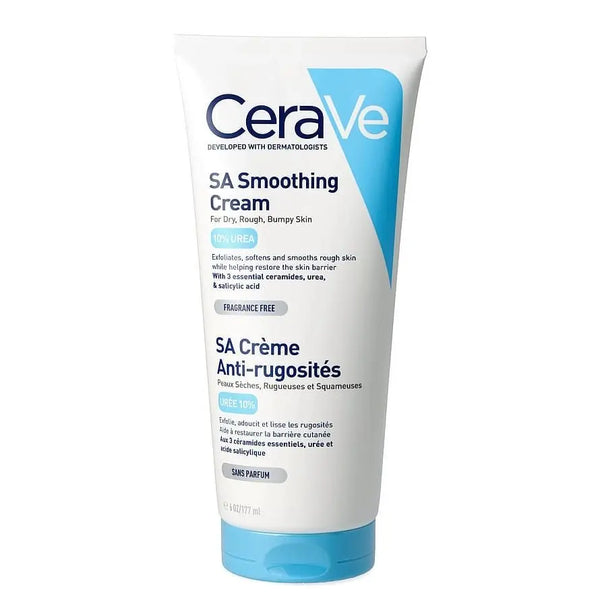 CeraVe SA Smoothing Moisturizing Cream for Rough & Uneven Skin – 6 oz by The Body Essential ZaishCare