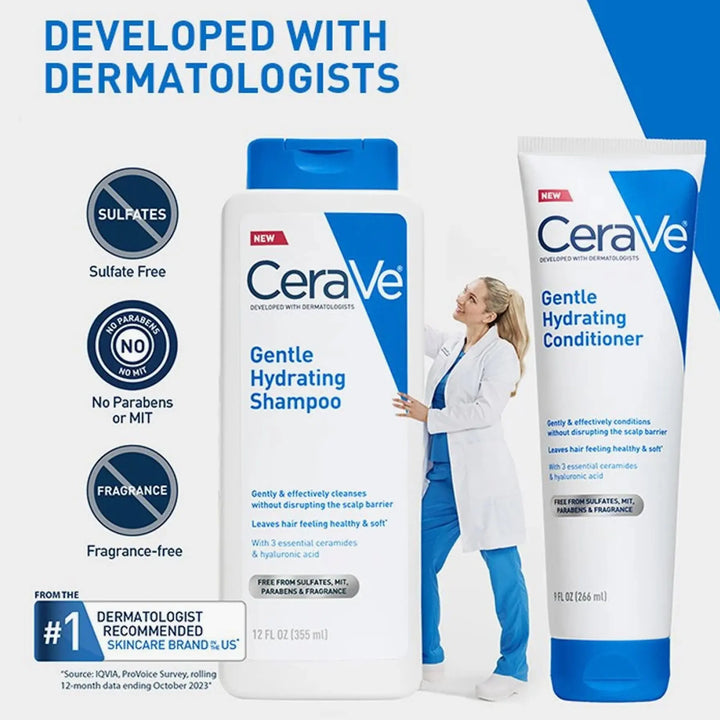 Gentle Hydrating CeraVe Shampoo ZaishCare