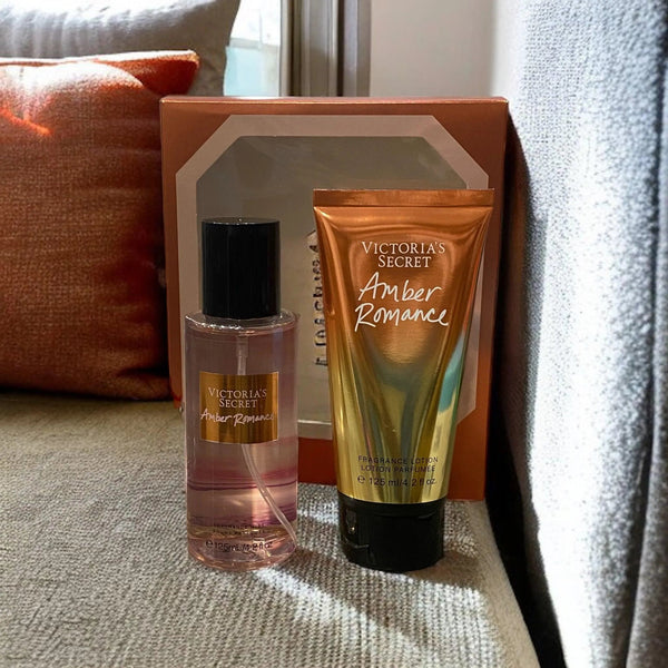 VICTORIA SECRET Amber Romance Body Lotion & Mist Set