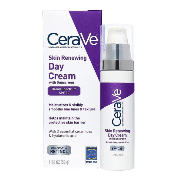 CeraVe Skin Renewing Day Cream with Sunscreen