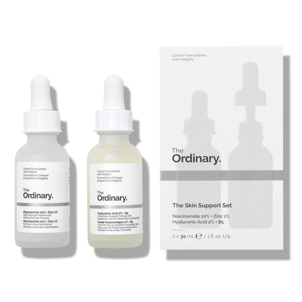 The Ordinary The Skin Support Set ( Niacinamide & Hyaluronic Acid )