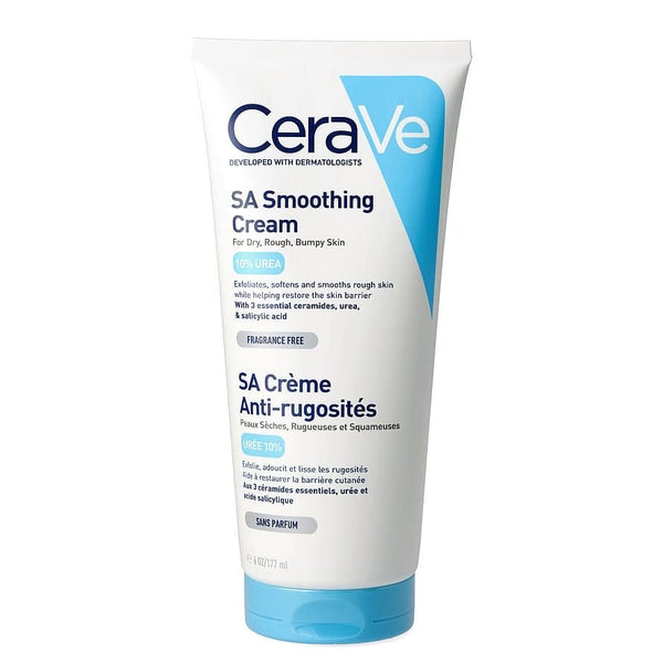 CeraVe SA Smoothing Moisturizing Cream for Rough & Uneven Skin – 6 oz by The Body Essential