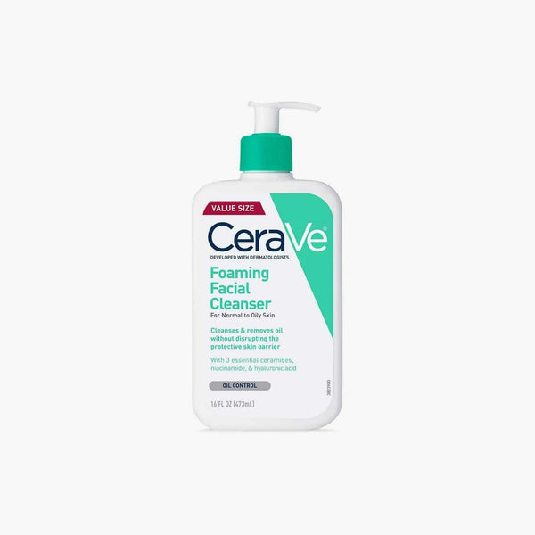 CeraVe Foaming Facial Cleanser for Normal to Oily Skin 473ml